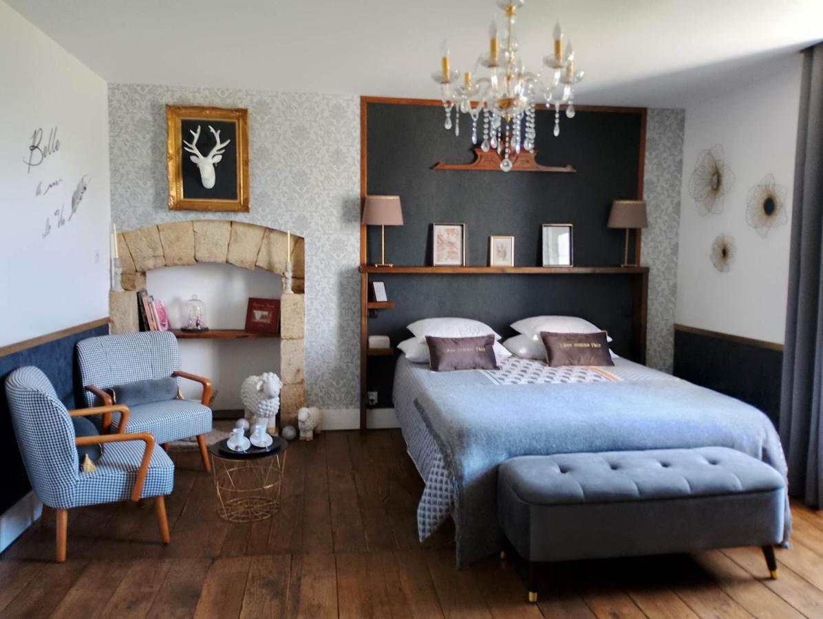 La Ménardière Tranquilitatis Chambre double petit déjeuner compris Corseul Esterno foto